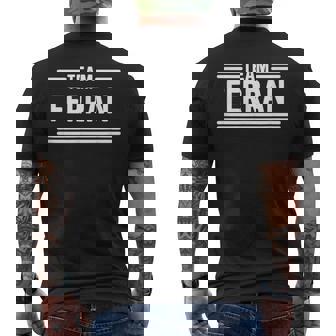 Support Your Favorite Team By Mj Family Black Small Classic Fit Crew Neck Short Sleeve Men's T-shirt Back Print | Mazezy