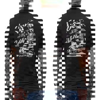 Sure I'Ll Just Cook For All You Assholes Thanksgiving Men's Back Print T-Shirt | Mazezy