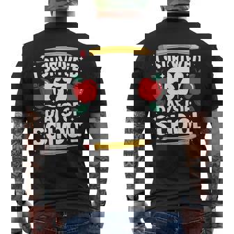 I Survived 67 Days Of School 67 Meme Teachers Students Men's T-shirt Back Print | Seseable FR