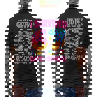 I Survived 67 Days Of School Meme Teachers Students Men's T-shirt Back Print | Seseable CA