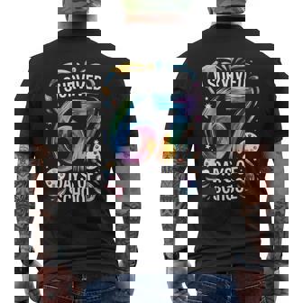 I Survived 67 Days Of School Teacher Painting 6 7 Meme Men's Back Print T-Shirt | Mazezy