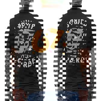 I Survived 67th Day Of 6th Grade 67 Days Of School Kids Men's Back Print T-Shirt | Mazezy