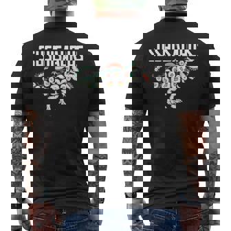 Sushi Dinosaur T-Rex Japanese Food Sushi Roll Men's T-shirt Back Print - Monsterry