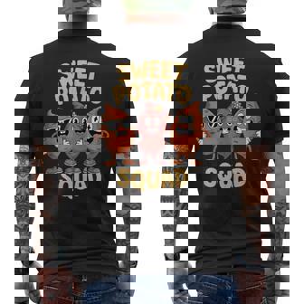 Sweet Potato Squad Vegetarian Food Humor Tank Top Men's Back Print T-Shirt | Mazezy