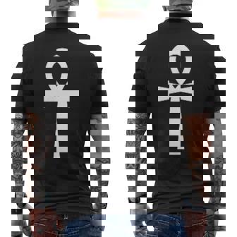 Symbole Ankh Croix Égyptienne T-shirt imprimé au dos - Cadeauxyz