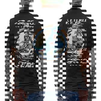 T-Rex ケトルベル ワークアウト バーピー トレーニング ケトルベル メンズTシャツ バックプリント - Kawaiitshirt