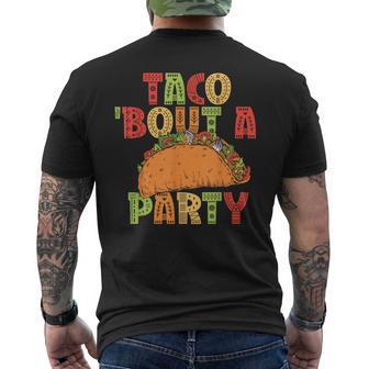 Taco 'Bout A Party Cinco De Mayo Mexicain Mexique Parti T-shirt imprimé au dos - Cadeauxyz