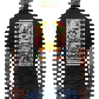 The Taco Lover Skeleton Mexican Food Vintage Men's Back Print T-Shirt | Mazezy