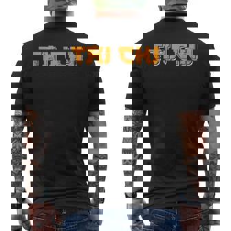 Tai Chi Martial Arts Taijiquan Close Combat Forms Men's Back Print T-Shirt | Mazezy