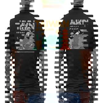 Taiwanese Culture Lover Taiwan Adventure Travel To Asia Men's Back Print T-Shirt | Mazezy