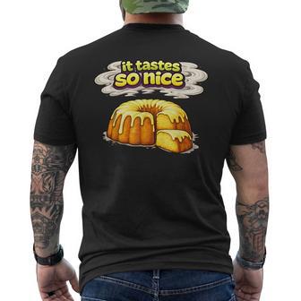 It Tastes So Nice Lemon Pound Cake Viral Meme Men's T-shirt Back Print | Mazezy