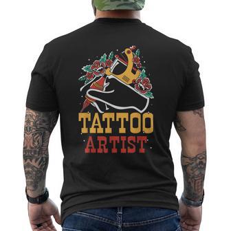 Tatoueur Emploi Encre Tatouages L'art Tatoueur T-shirt imprimé au dos - Cadeauxyz