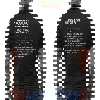 Tatsuya 達也 メンズTシャツ バックプリント - Kawaiitshirt