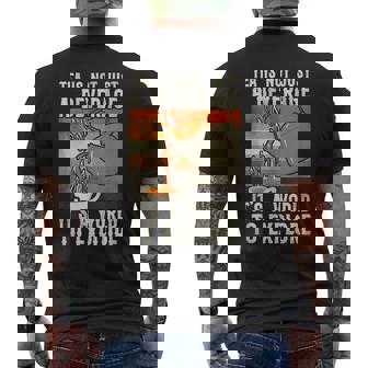 Tea Is Not Just A Beverage It's A World To Explore Tank Top Men's Back Print T-Shirt | Mazezy