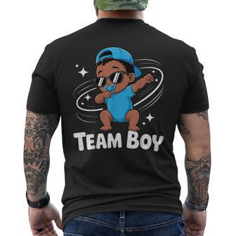 Team Boy Baby Announcement Gender Reveal Family Party Men's T-shirt Back Print - Thegiftio UK