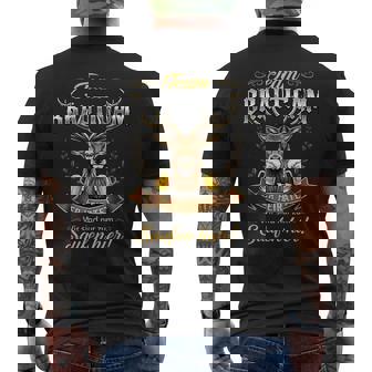 Team Bräutigam Hirsch Jga Junggesellenabschied Männer T-Shirt mit Rückendruck - Geschenkecke