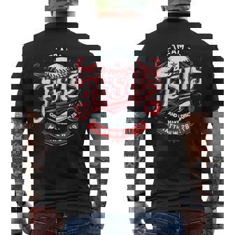 Team Jesus Go And Make Disciples メンズTシャツ バックプリント - Kawaiitshirt