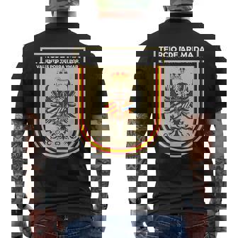 TEAR Emblem Spanish Marine Corps Men's Back Print T-Shirt | Mazezy