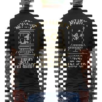 Tech Lover Graphic Tee Computer Geek Nerd Engineer Men's Back Print T-Shirt | Mazezy