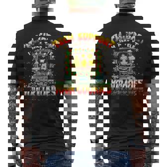 Tech Support Delete Your Cookies Christmas Meme Men's Back Print T-Shirt | Mazezy