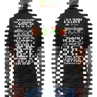 Tech Support I'm Here To Delete Your Cookies Men IT Men's Back Print T-Shirt | Mazezy