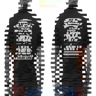 Tengo Dos Títulos Papà Y Abuelo Y Me Encantan Los Dos Camiseta Hombre Estampado Espalda - Regaloses