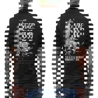 The Tethered Bond Falconer Falcon Lover And Raptor Fan Tank Top Men's Back Print T-Shirt | Mazezy