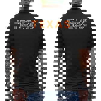 Texas Throwback Classic Men's Back Print T-Shirt | Mazezy