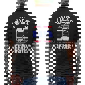 Thailand 05 December Thai National Day Men's Back Print T-Shirt | Mazezy