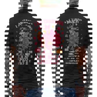 I Am Thankful I Am Not Liberal Shirts Thanksgiving Men's Back Print T-Shirt | Mazezy