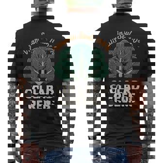 Thanksgiving Pot Luck Dish Vitamin Soul 100 Collard Greens Men's Back Print T-Shirt | Mazezy