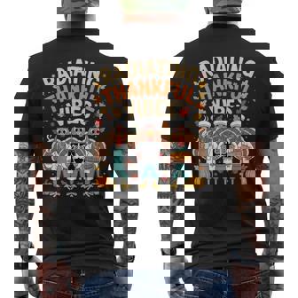 Thanksgiving Radiating Thankful Vibes X-Ray Radiology Tech Men's T-shirt Back Print - Monsterry