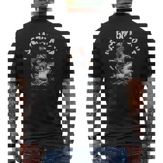 Thanksgiving Turkey Sailor Tee USS Gravy Boat Captain Men's Back Print T-Shirt | Mazezy