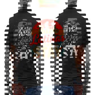 Thick Latinas Can Stay Sarcastic Latina Pride Body Men's Back Print T-Shirt | Mazezy