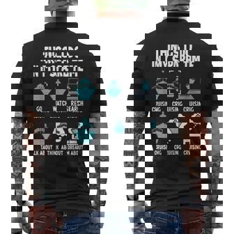 Things I Do In My Spare Time Cruise Cruising Lovers Men's T-shirt Back Print - Monsterry