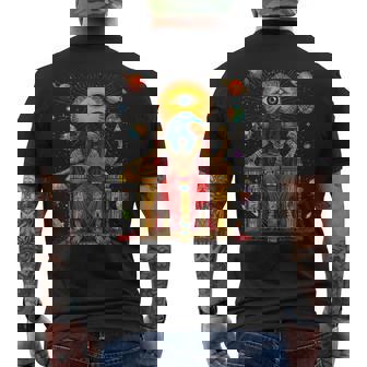 Thoth Egyptian God Egyptian Mythology Pyramid Ancient Egypt Men's T-shirt Back Print | Mazezy