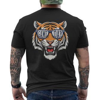 Tiger Game Day Animal Graphic Men's T-shirt Back Print - Thegiftio UK