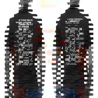 Tis The Season For Mental Health Christmas School Psychology Tank Top Men's Back Print T-Shirt | Mazezy