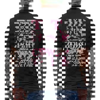 Titi Of The Birthday Cow-Girl Rodeo Cowgirl Birthday Men's T-shirt Back Print | Seseable FR