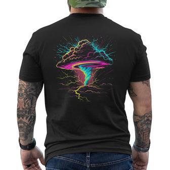 Tornado Chaser Storm Chasing Meteorologist Men's T-shirt Back Print - Thegiftio UK