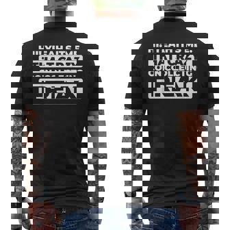 History Hobby Numismatics Coin Collecting Men's Back Print T-Shirt | Mazezy