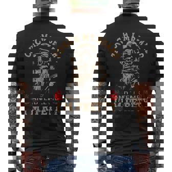 Touch My Beard And Tell Me I'm Pretty Monkey Men's T-shirt Back Print | Seseable FR