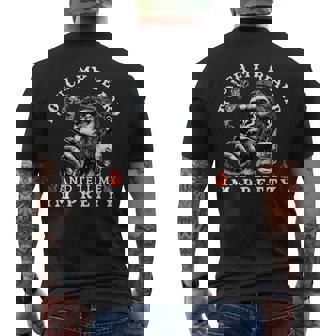 Touch My Beard And Tell Me I'm Pretty Monkey Saying Men's Back Print T-Shirt | Mazezy