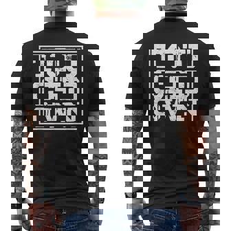 Touch Down Rugby American Football Player Footballer Men's Back Print T-Shirt | Mazezy