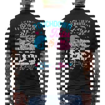 Touchdown Or Tutu Dad Loves You Gender Reveal Family Men's T-shirt Back Print - Monsterry