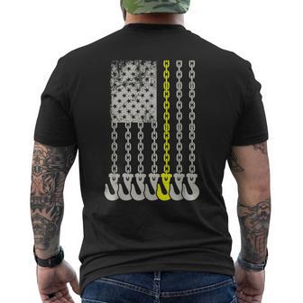 Tow Truck Driver Tow Truck Operator Towing Wrecker Men's T-shirt Back Print - Thegiftio UK