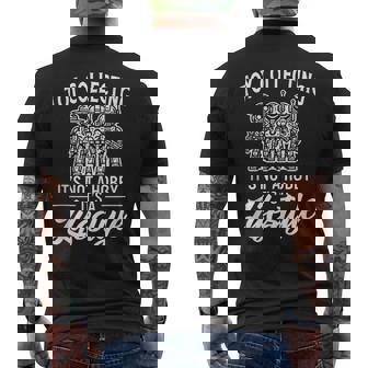 Toy Collecting Its Not a Hobby Its a Lifestyle Toy Collector Tank Top Men's Back Print T-Shirt | Mazezy