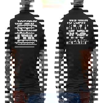 Toy Dance Fitness Hooper Hula Hooping Men's Back Print T-Shirt | Mazezy