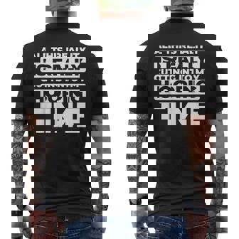 Toy Hooper Dance Fitness Hula Hooping Men's Back Print T-Shirt | Mazezy