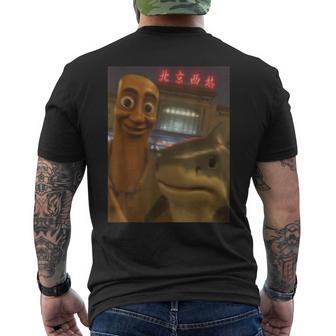 Tralalero Tralala & Tung Tung Sahur Italian Brainrot Men's T-shirt Back Print - Thegiftio UK
